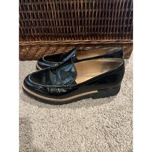 Franco Sarto Cypress Loafers, Women's Size 6 black patent leather￼